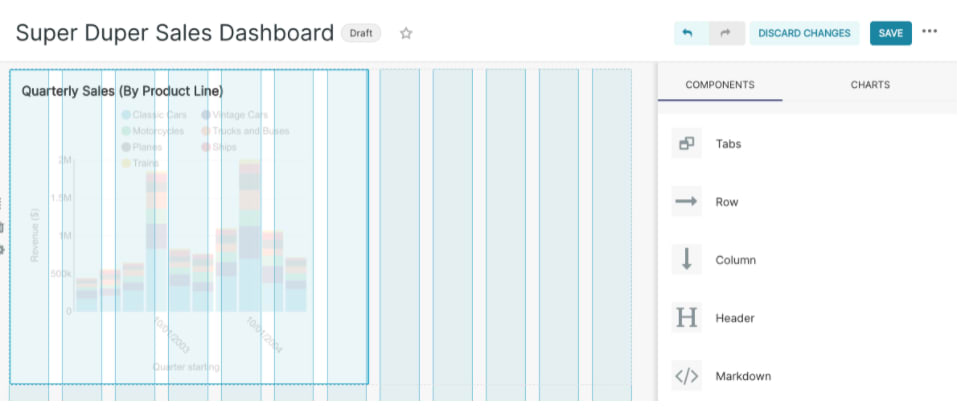 Resizing the Chart on the Grid
